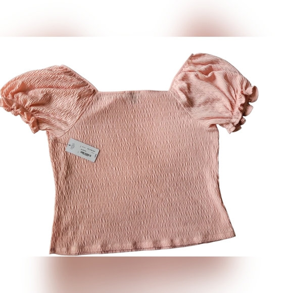 Ana Pink Puff Sleeve Top - Picture 2 of 2